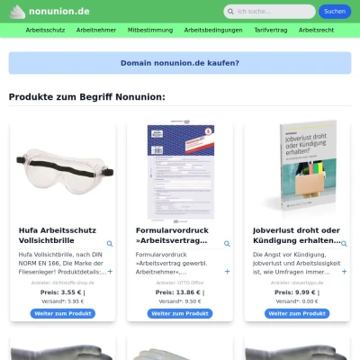 Screenshot nonunion.de