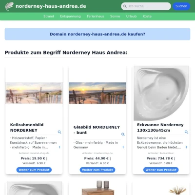 Screenshot norderney-haus-andrea.de