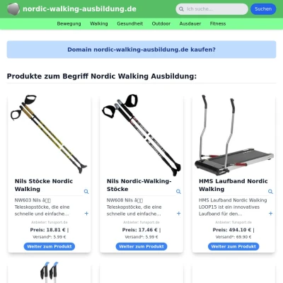 Screenshot nordic-walking-ausbildung.de