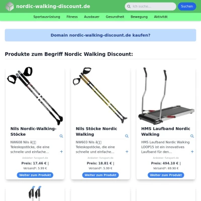 Screenshot nordic-walking-discount.de