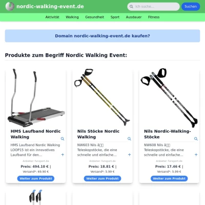 Screenshot nordic-walking-event.de