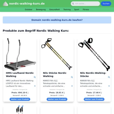 Screenshot nordic-walking-kurs.de