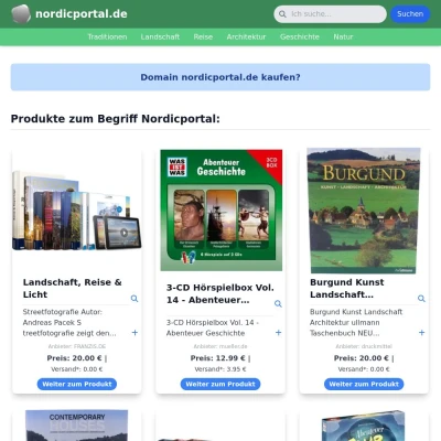 Screenshot nordicportal.de