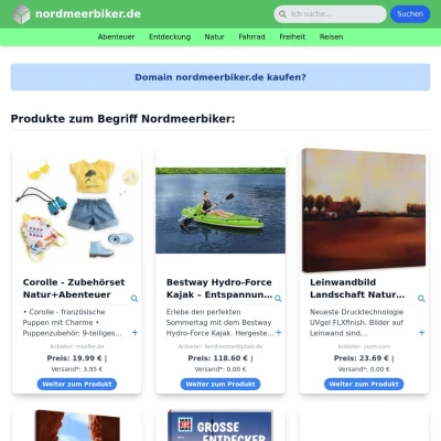 Screenshot nordmeerbiker.de