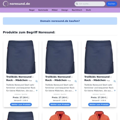 Screenshot noresund.de