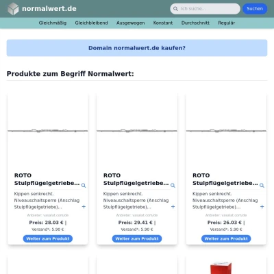 Screenshot normalwert.de