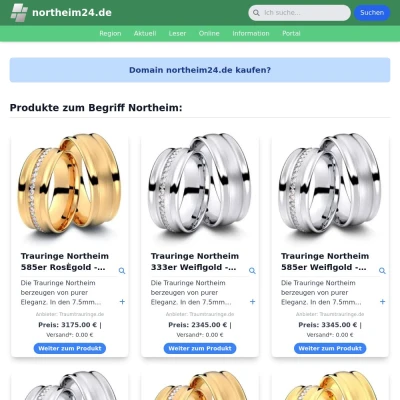 Screenshot northeim24.de