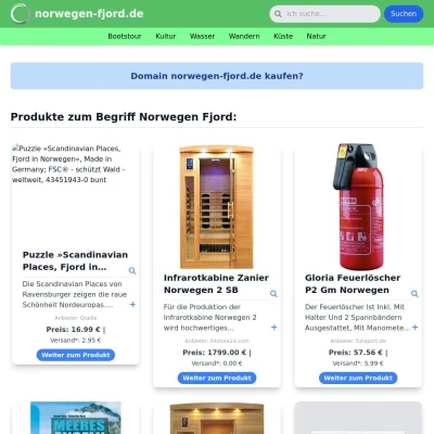 Screenshot norwegen-fjord.de