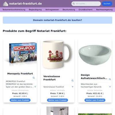 Screenshot notariat-frankfurt.de