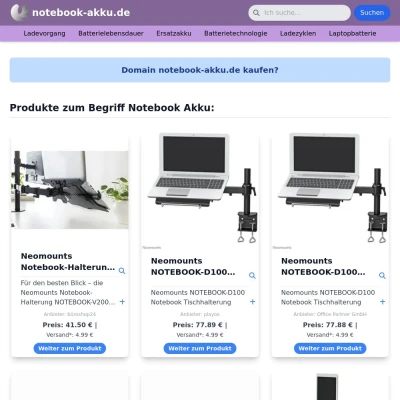 Screenshot notebook-akku.de