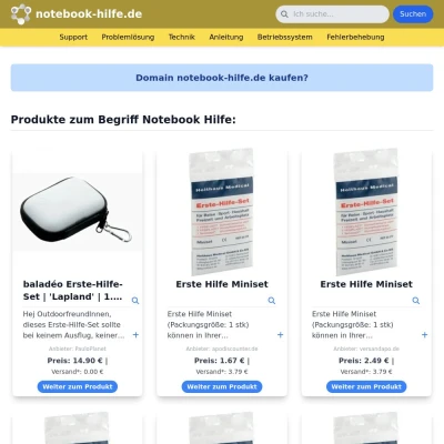 Screenshot notebook-hilfe.de