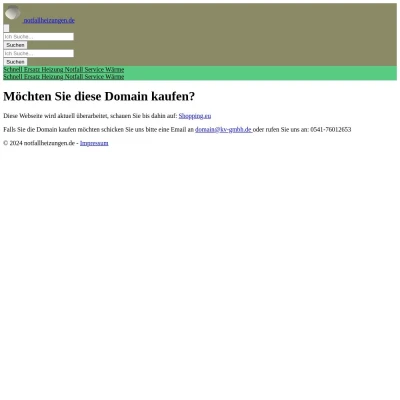 Screenshot notfallheizungen.de