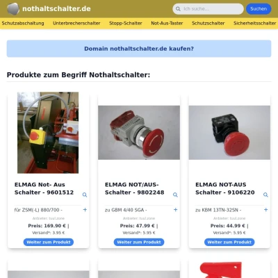 Screenshot nothaltschalter.de