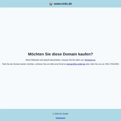 Screenshot nrdx.de