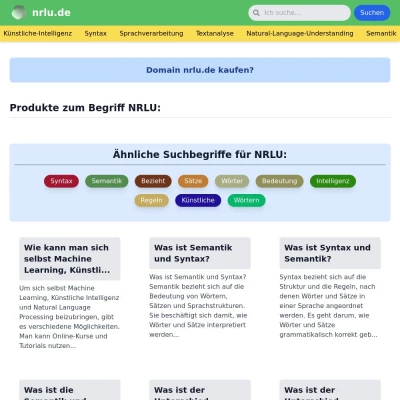 Screenshot nrlu.de