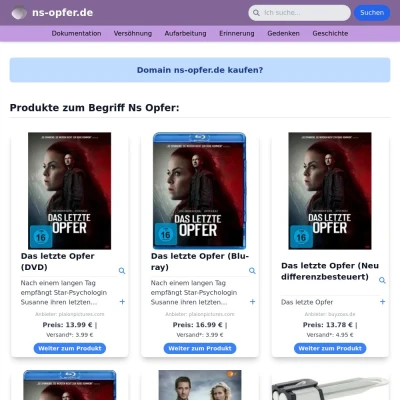 Screenshot ns-opfer.de