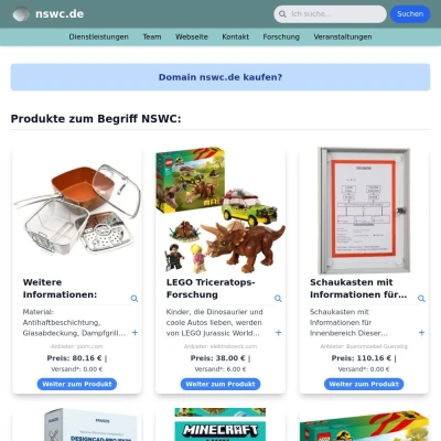 Screenshot nswc.de