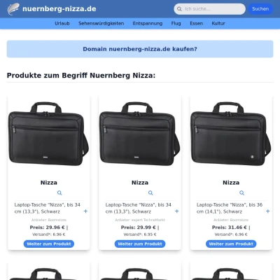 Screenshot nuernberg-nizza.de
