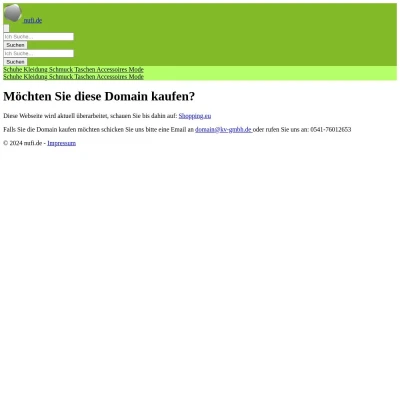 Screenshot nufi.de