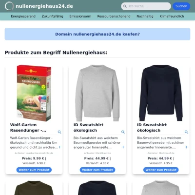 Screenshot nullenergiehaus24.de