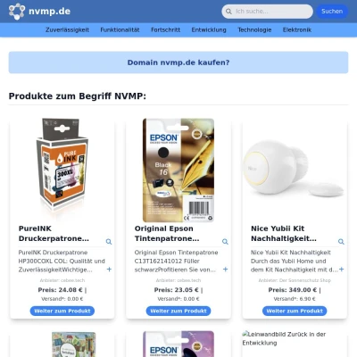 Screenshot nvmp.de