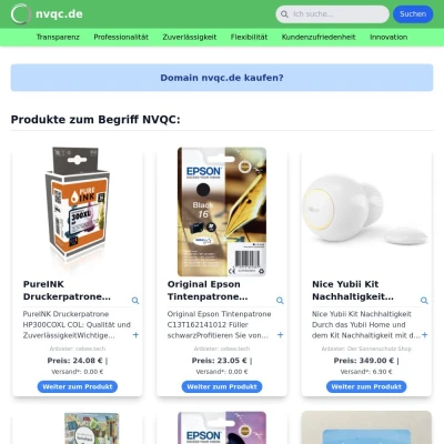 Screenshot nvqc.de