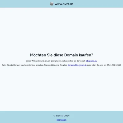 Screenshot nvvz.de