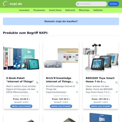 Screenshot nxpi.de
