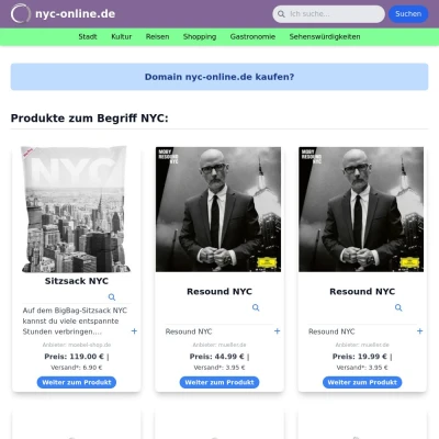 Screenshot nyc-online.de