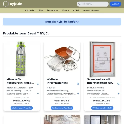 Screenshot nyjc.de