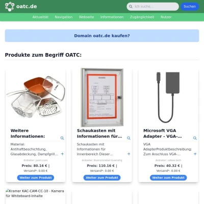 Screenshot oatc.de