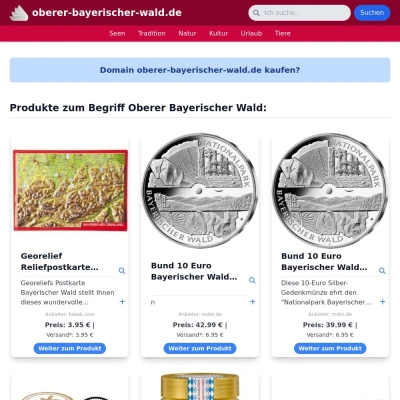 Screenshot oberer-bayerischer-wald.de