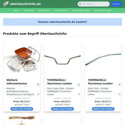 Screenshot oberlausitzinfo.de