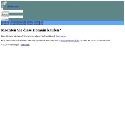 Screenshot oberleitung.de