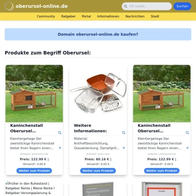 Screenshot oberursel-online.de