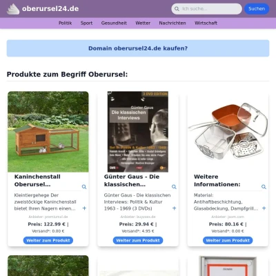 Screenshot oberursel24.de