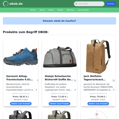 Screenshot obob.de