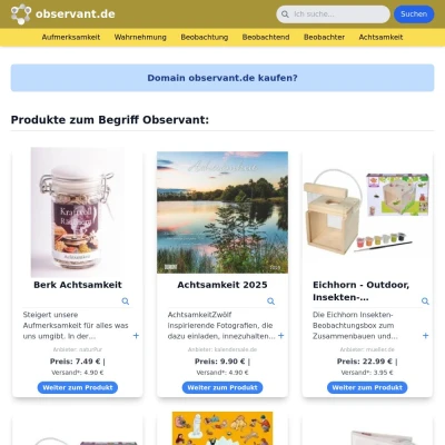 Screenshot observant.de