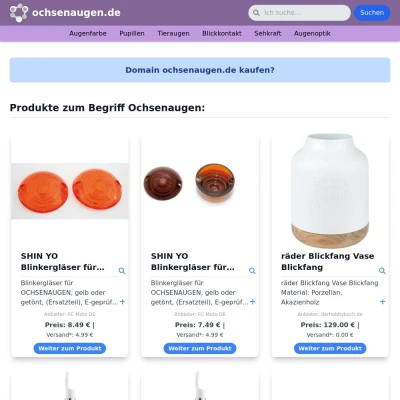 Screenshot ochsenaugen.de