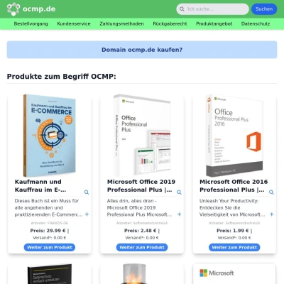 Screenshot ocmp.de
