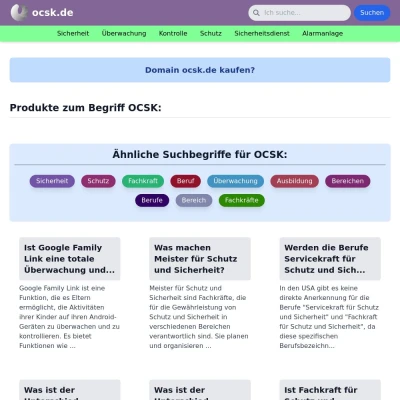 Screenshot ocsk.de