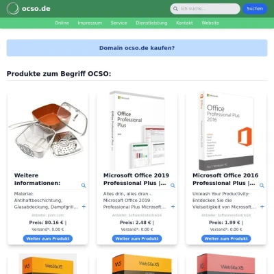 Screenshot ocso.de