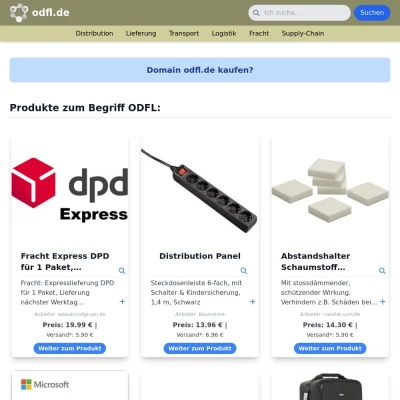 Screenshot odfl.de