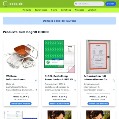 Screenshot odod.de