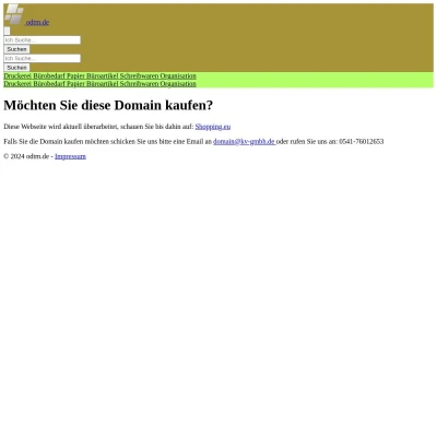 Screenshot odtm.de