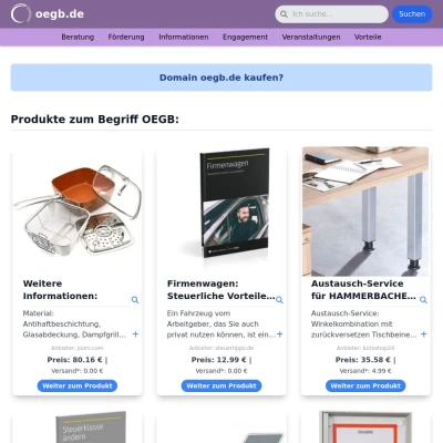 Screenshot oegb.de