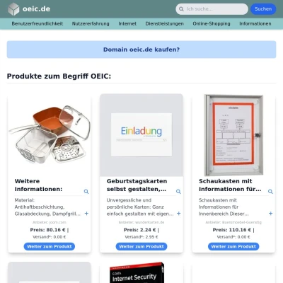 Screenshot oeic.de