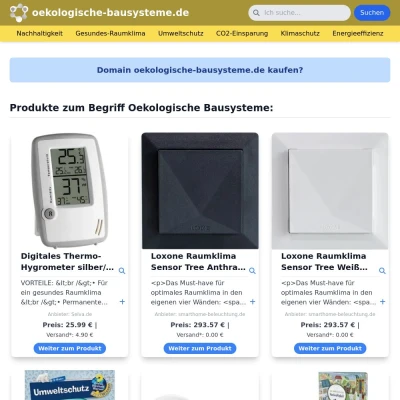 Screenshot oekologische-bausysteme.de