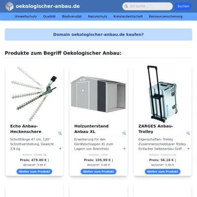 Screenshot oekologischer-anbau.de