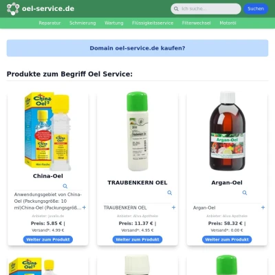 Screenshot oel-service.de